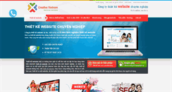 Desktop Screenshot of creativevietnam.vn