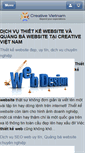 Mobile Screenshot of creativevietnam.vn